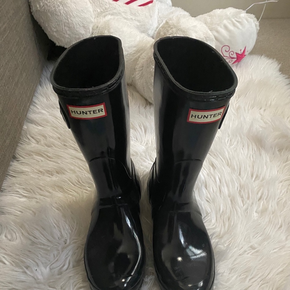 HUNTER Short Back Adjustable Rain Boots